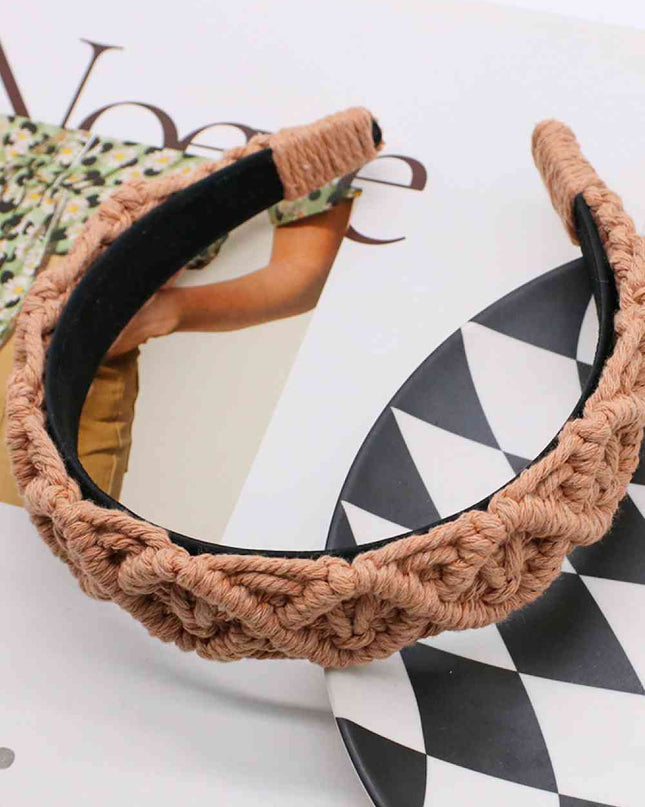 Can't Stop Your Shine Macrame Headband