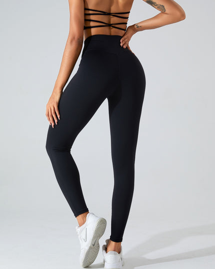 High Waist Wide Waistband Active Leggings