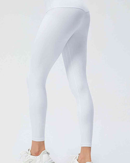 Wide Waistband Slim Fit Active Leggings