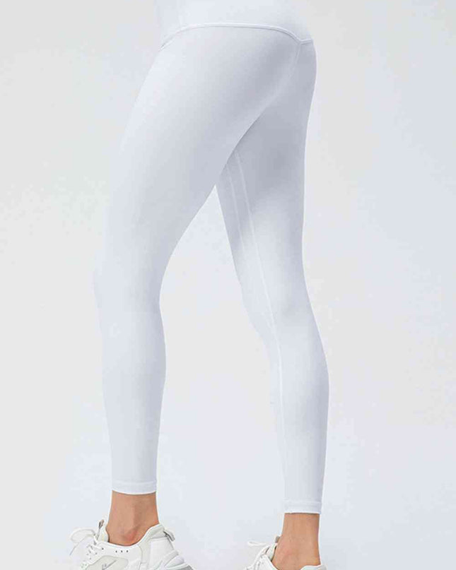 Wide Waistband Slim Fit Active Leggings