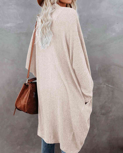 Open Front Long Sleeve Cardigan