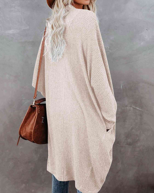 Open Front Long Sleeve Cardigan