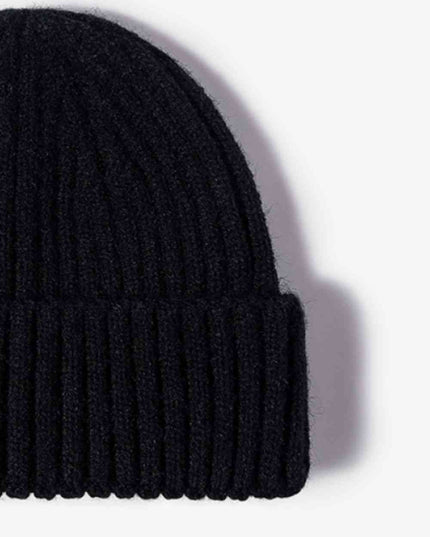 Rib-Knit Cuff Beanie
