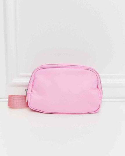 Buckle Zip Closure Fanny Pack