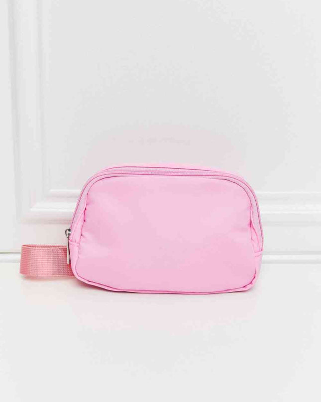 Buckle Zip Closure Fanny Pack