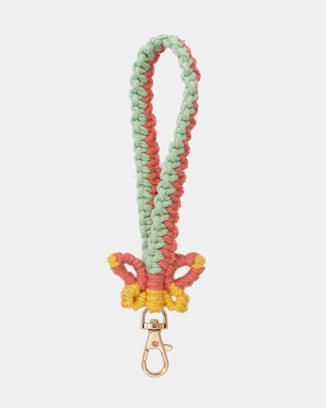 Butterfly Shape Macrame Key Chain