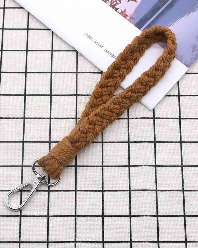 Assorted 4-Piece Macrame Keychain