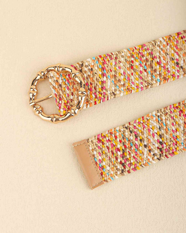 Multicolored Wide Belt