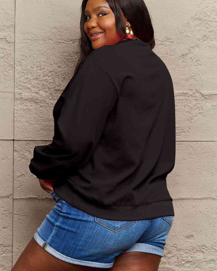 Simply Love Full Size LIVE IN GRACE Graphic Sweatshirt