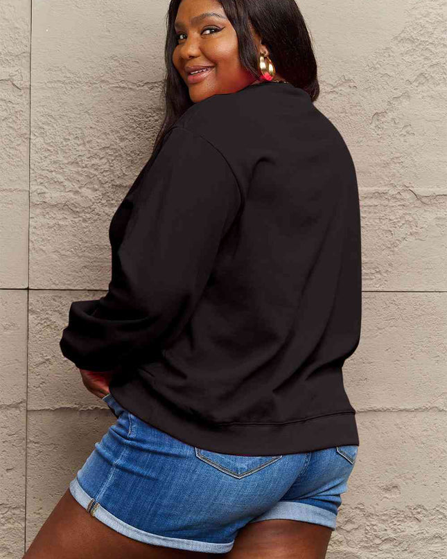 Simply Love Full Size LIVE IN GRACE Graphic Sweatshirt