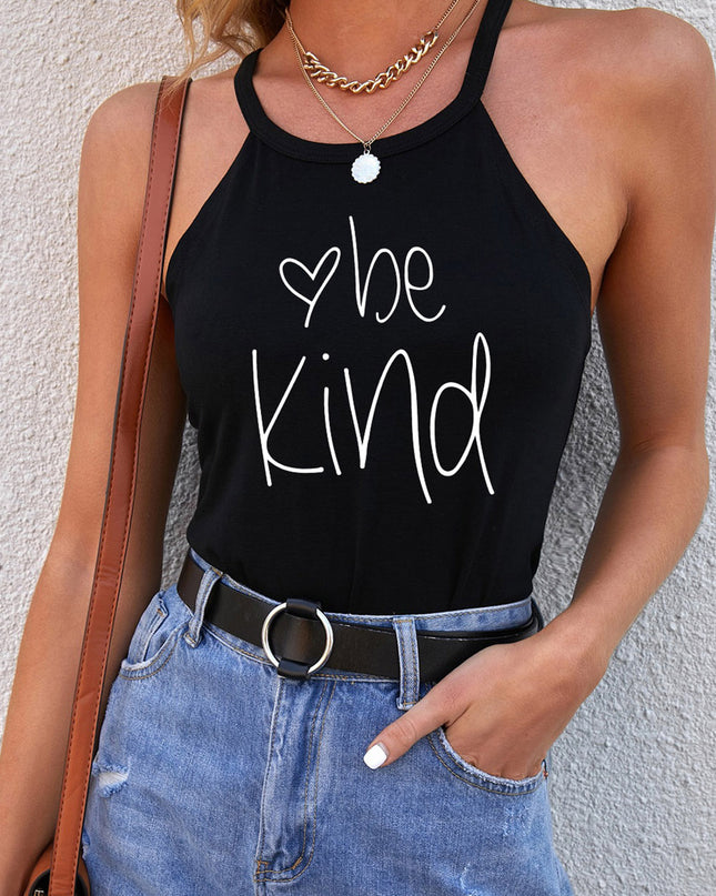 BE KIND Graphic Round Neck Tank