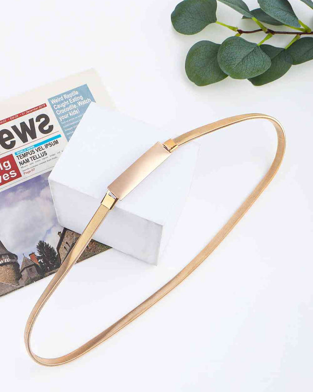Elastic Iron Skinny Belt