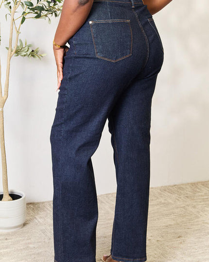 Judy Blue Full Size High Waist Wide Leg Jeans