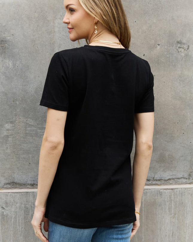 Simply Love Full Size Slogan Graphic Cotton Tee