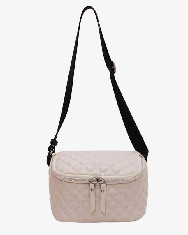 Zipper Detail Crossbody Bag