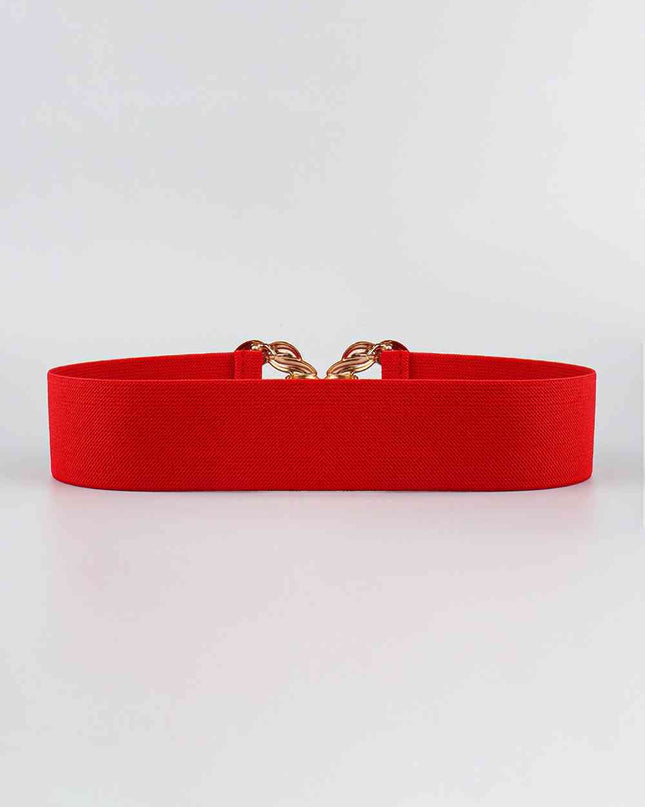 Zinc Alloy Buckle Elastic Belt