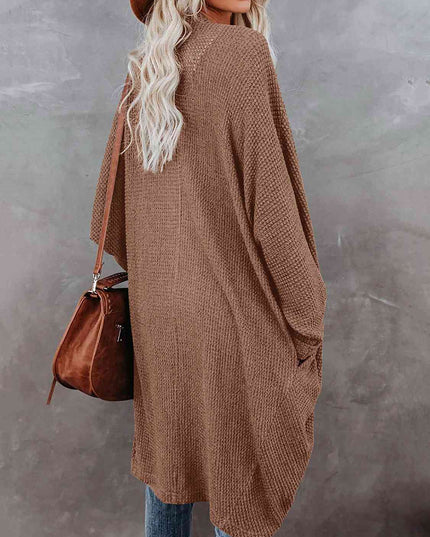 Open Front Long Sleeve Cardigan