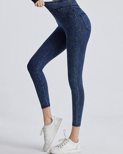 Wide Waistband Sports Leggings