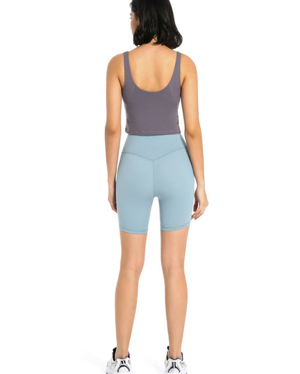 Scoop Neck Wide Strap Active Tank