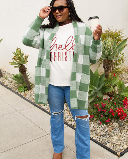 Simply Love Full Size HELLO CHRISTMAS Short Sleeve T-Shirt