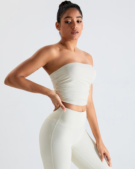 Ribbed Active Bandeau Top