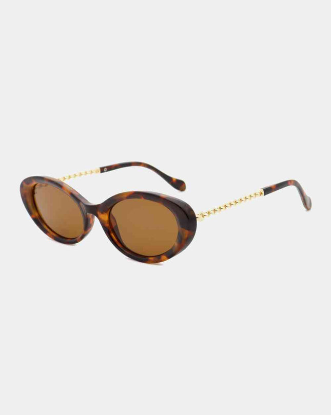 Polycarbonate Frame Cat-Eye Sunglasses