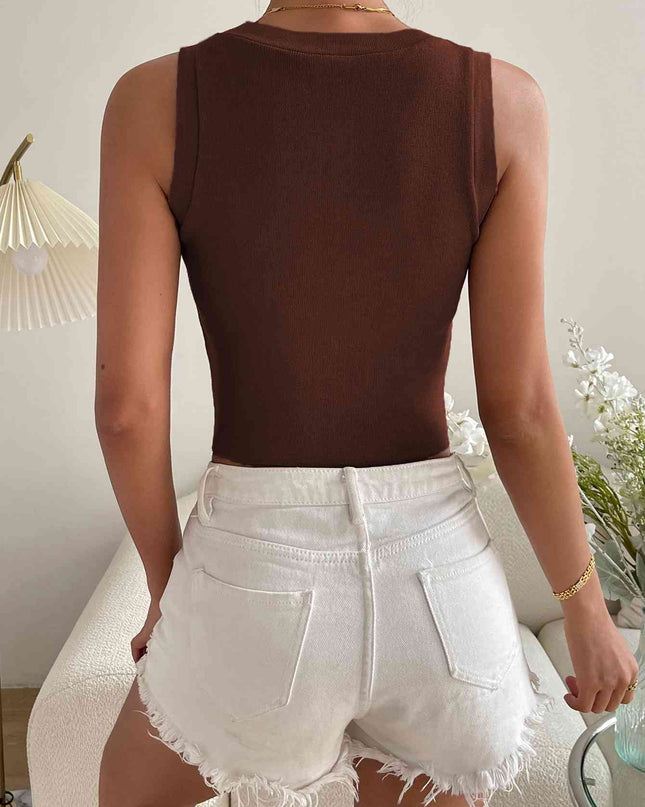 Round Neck Knit Tank