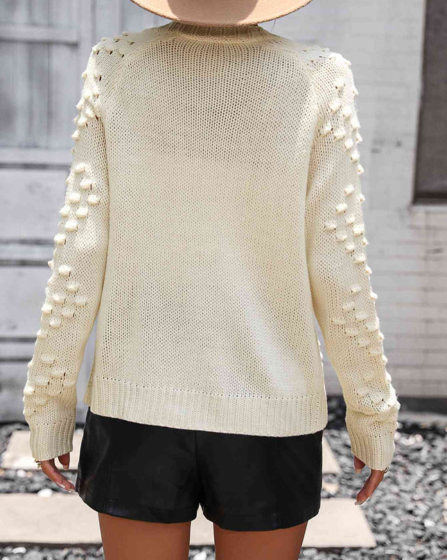 Open Front Long Sleeve Cardigan