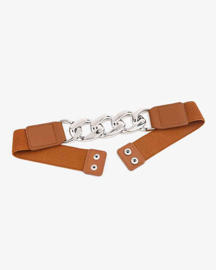 Chain Detail Elastic Belt