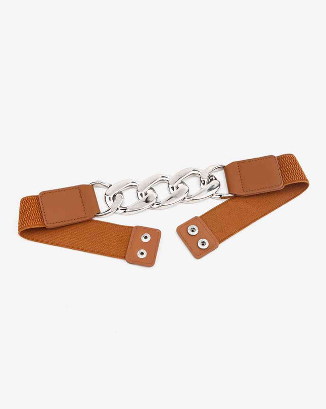 Chain Detail Elastic Belt