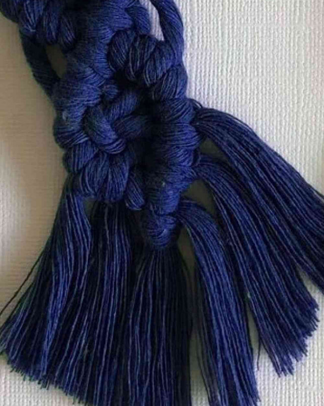 Assorted 4-Pack Macrame Fringe Keychain