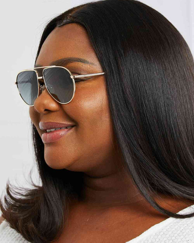 TAC Polarization Lens Aviator Sunglasses