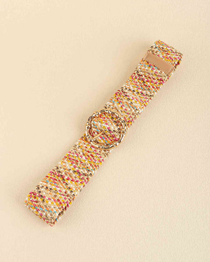 Multicolored Wide Belt