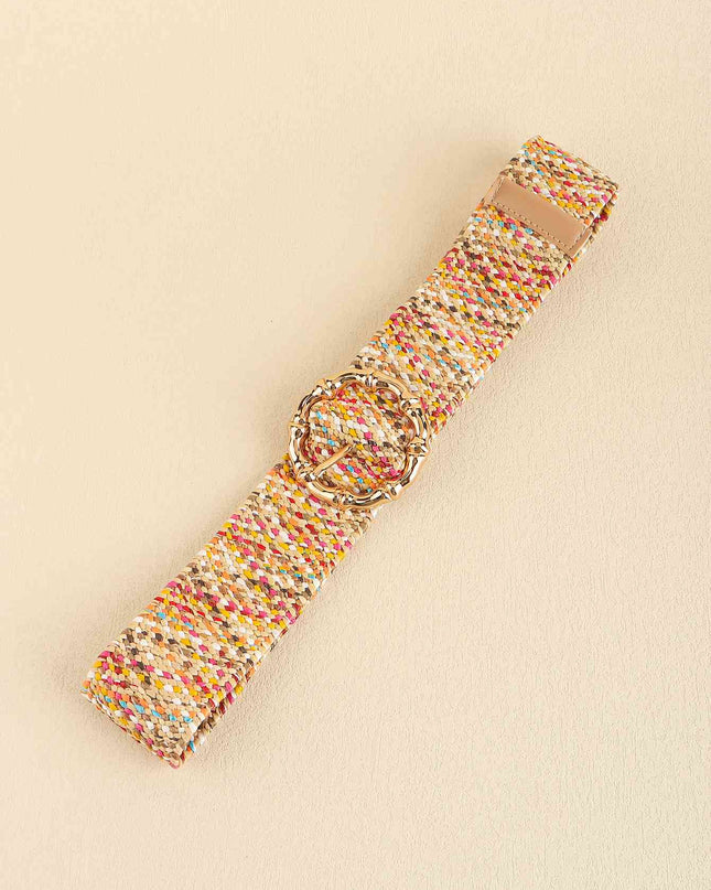 Multicolored Wide Belt
