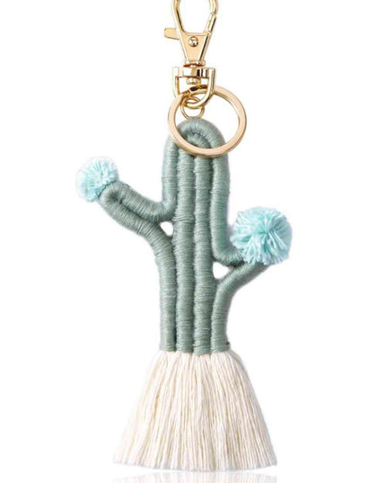 Cactus Keychain with Fringe