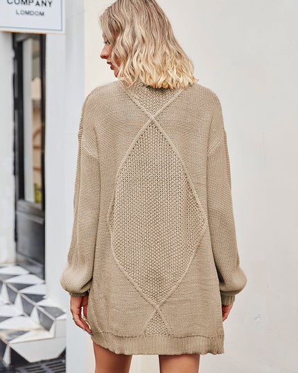 Open Front Cardigan with Pockets