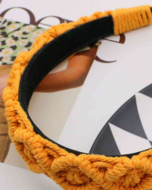 Can't Stop Your Shine Macrame Headband