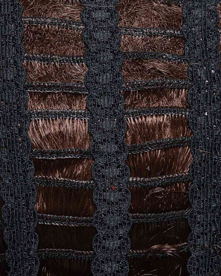 Full Machine Short Wave Bobo Wigs in Brown 10''