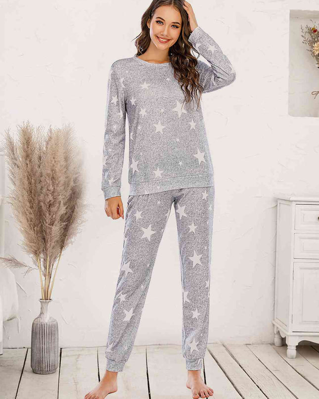 Star Top and Pants Lounge Set