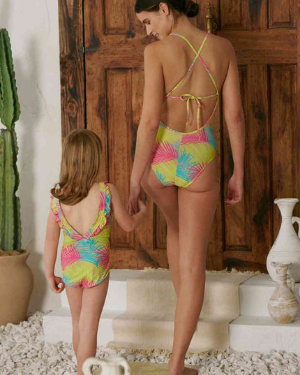 Marina West Swim High Tide One-Piece in Multi Palms