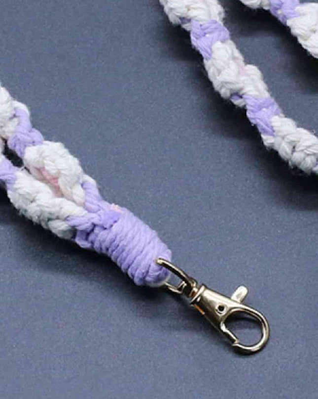 Flower Macrame Phone Lanyard