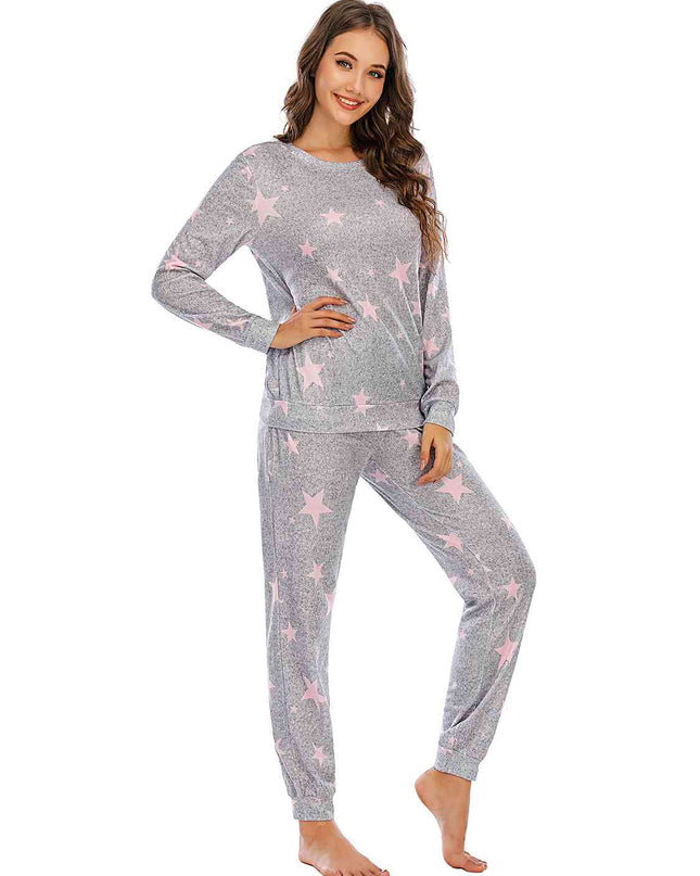 Star Top and Pants Lounge Set