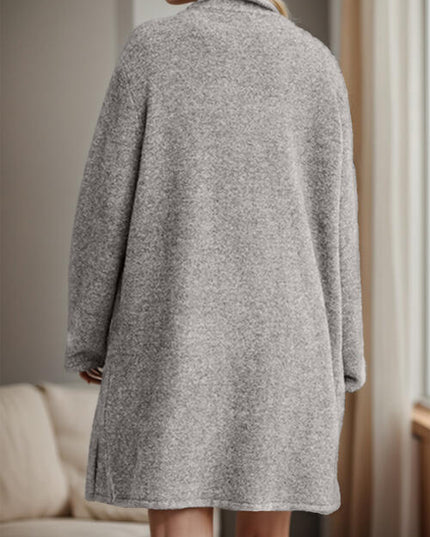 Open Front Long Sleeve Cardigan