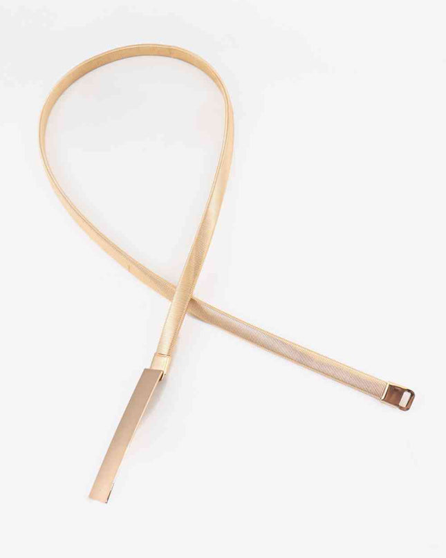 Elastic Iron Skinny Belt