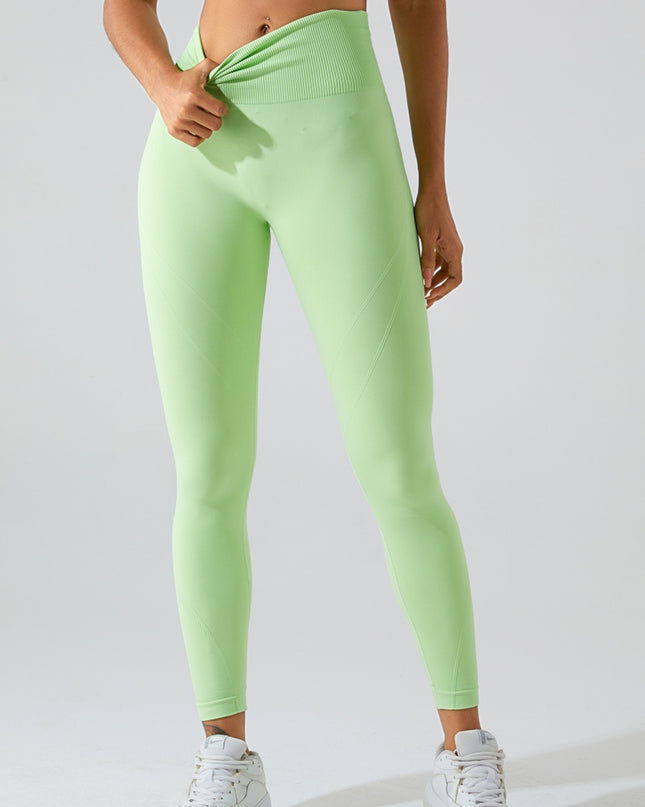 High Waist Wide Waistband Active Leggings