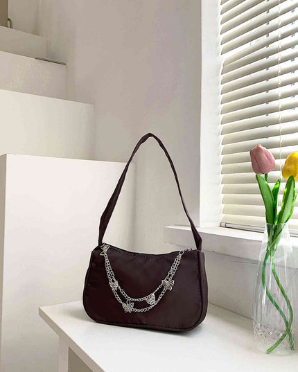 Butterfly Charm Polyester Hand Bag