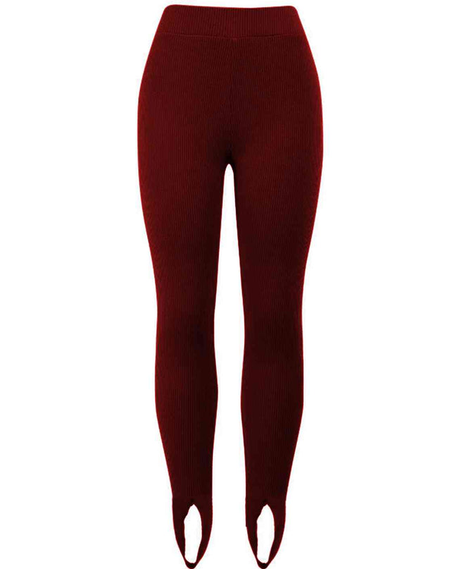 Ribbed Mid Waist Leggings