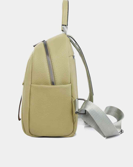 Medium PU Leather Backpack