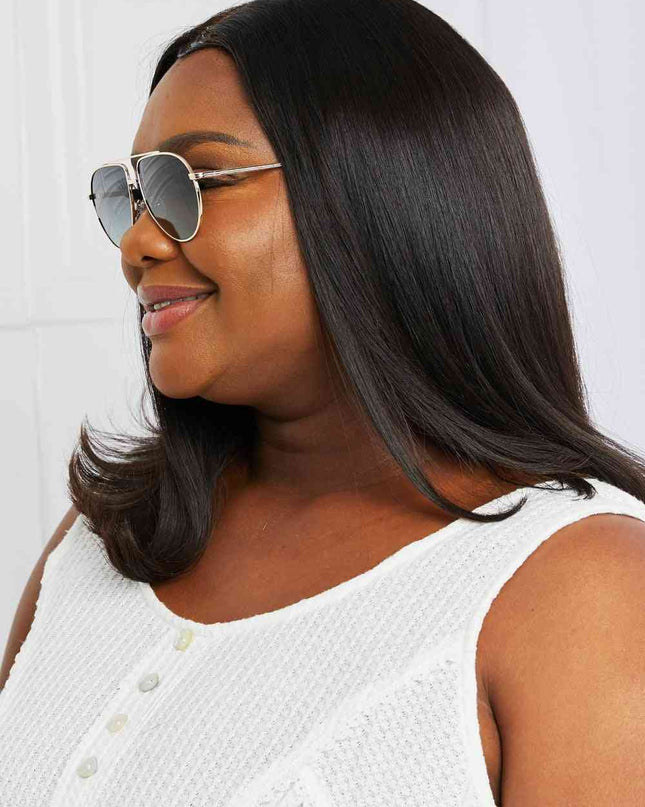 TAC Polarization Lens Aviator Sunglasses