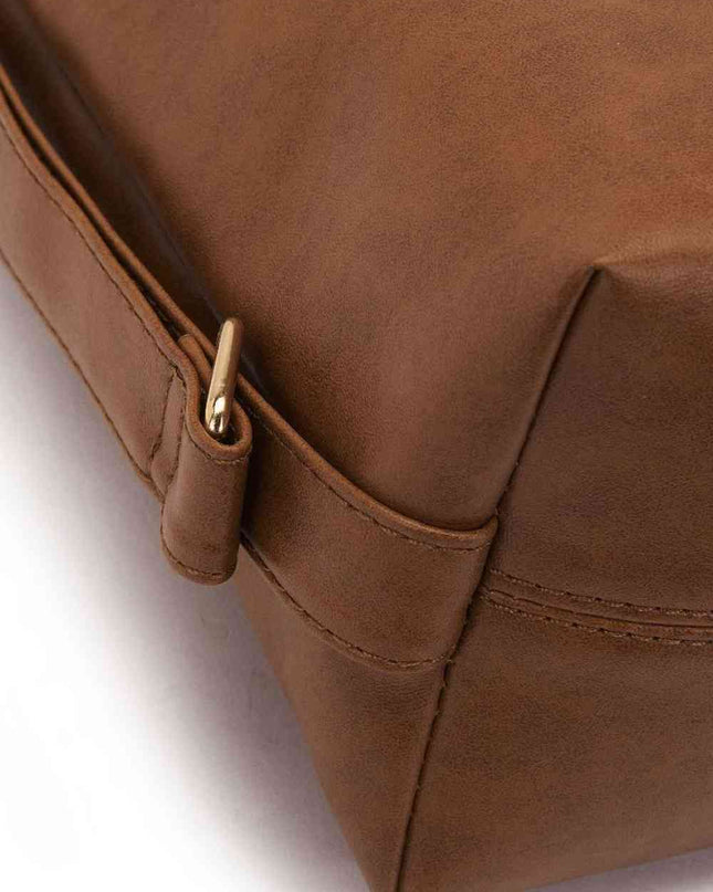 Large PU Leather Crossbody Bag